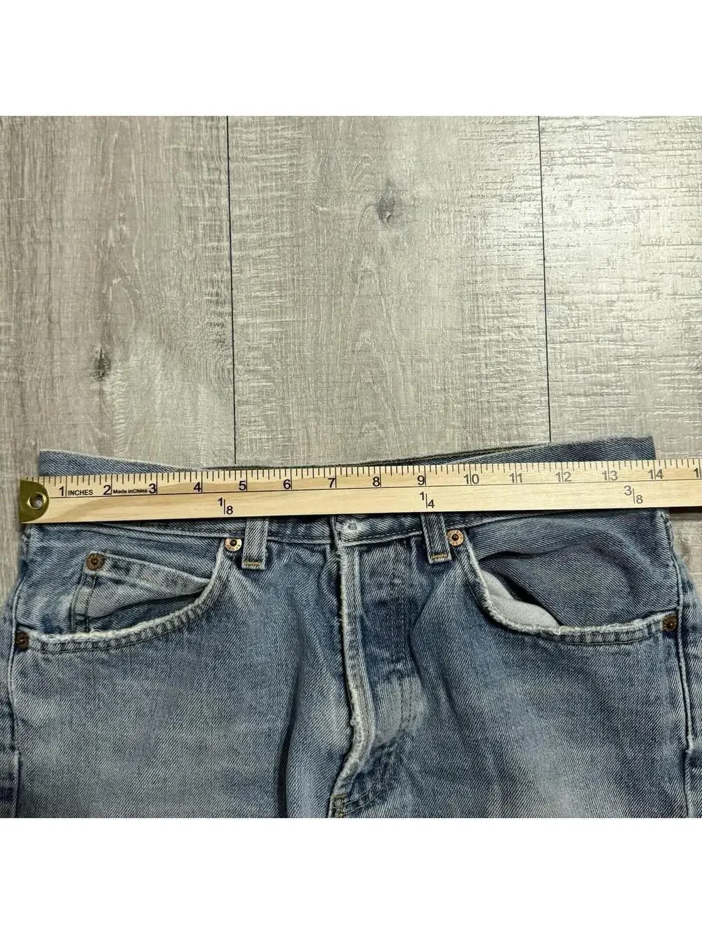 Vintage Gap Boy Fit Jeans Size 6 Regular Fit Light Wash Cotton Made In USA 28x29